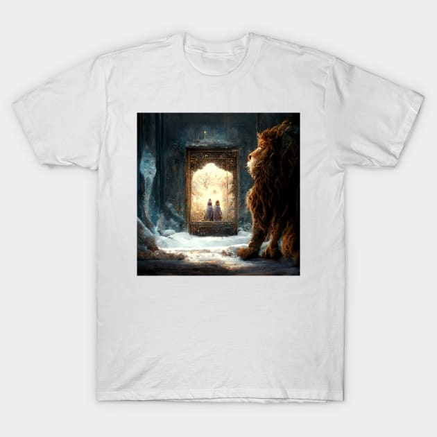 The Lion, the Witch and the Wardrobe T-Shirt by Liana Campbell